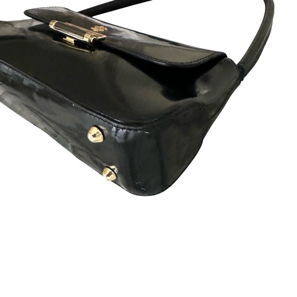 Pratesi Firenze Shoulder Bag Barchetta Black Patent